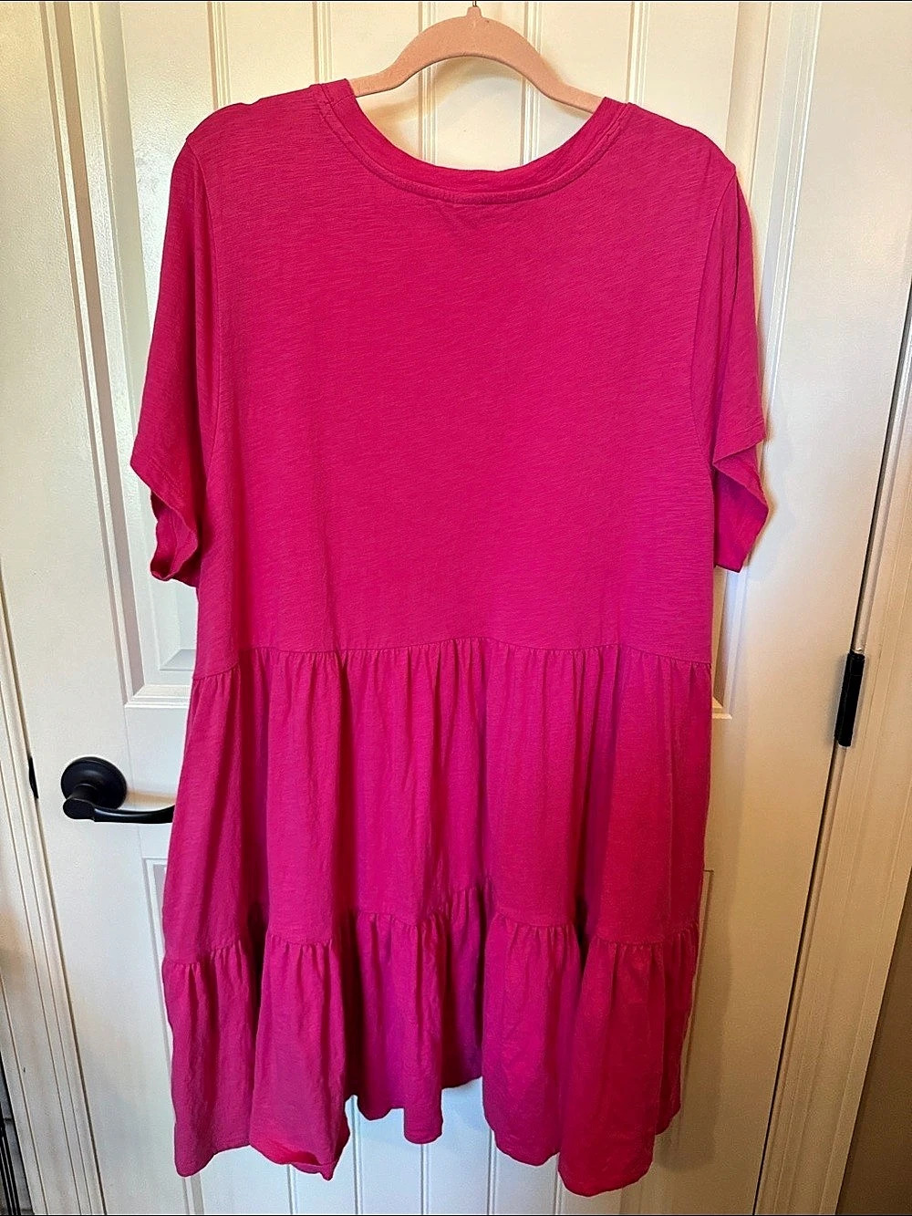 Old Navy Tiered Dress in Pink Size XXL